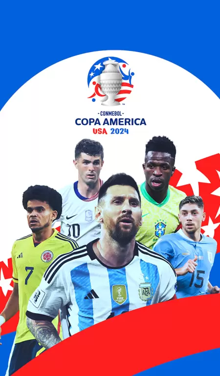 Fútbol · Copa América 2024, del 21 de jun. al 15 de jul. en Movistar Plus+
