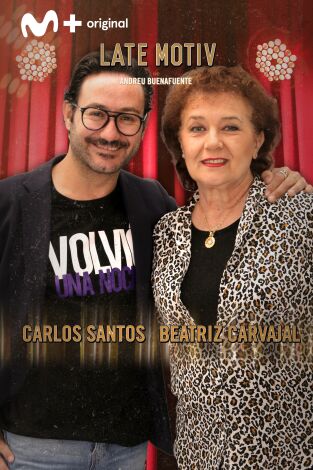 Late Motiv. T(T4). Late Motiv (T4): Beatriz Carvajal y Carlos Santos