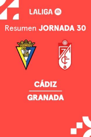 Jornada 30. Jornada 30: Cádiz - Granada