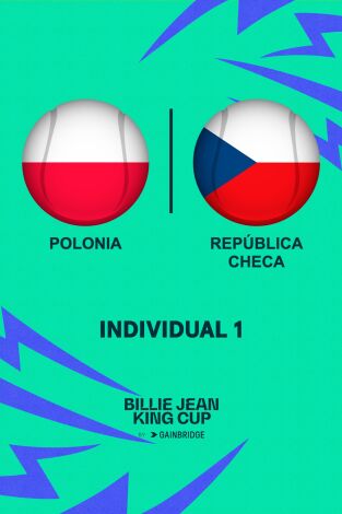 Billie Jean King Cup Finals. T(2024). Billie Jean King... (2024): Polonia - Chequia Partido Individual 1