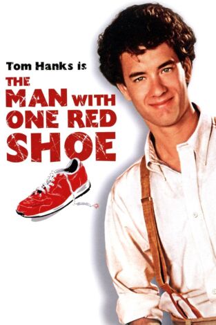 El hombre con un zapato rojo