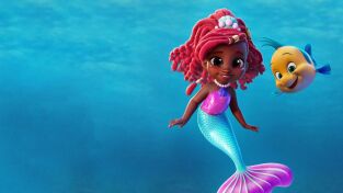 Disney Junior Ariel Single Story. T(T1). Disney Junior... (T1): El equipo de limpieza