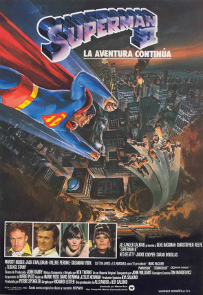 Superman II (La aventura continúa) en la programación de M+ Clásicos HD (Cine)