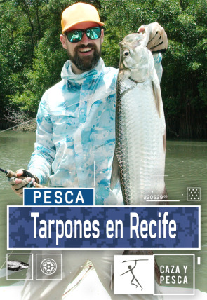 Tarpones en Recife en la programación de Caza y Pesca HD (Ocio y Aficiones)