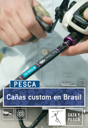 Cañas custom en Brasil en la programación de Caza y Pesca HD (Documentales)