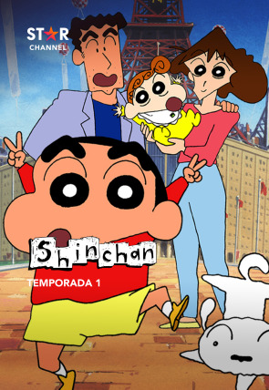 Shin Chan T1 E423 · Descubrimos el secreto de la señorita Ageo / Juego al voleibol / Mamá juega al voleibol Parte 1 y 2 en la programación de STAR Channel HD (Series)