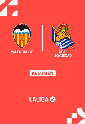 Poster de Resúmenes LALIGA EA Sports:  Jornada 20: Valencia - Real Sociedad