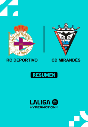 Resúmenes LALIGA HyperMotion T24/25 · Jornada 21: Deportivo - Mirandés en la programación de M+ LaLiga TV HD (Deportes)