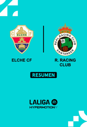 Resúmenes LALIGA HyperMotion T24/25 · Jornada 20: Elche - Racing en la programación de M+ LaLiga TV HD (Deportes)