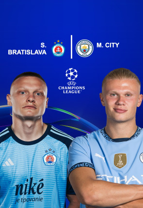 Poster de UEFA Champions League T24/25 · Jornada 2: Slovan Bratislava - Manchester City