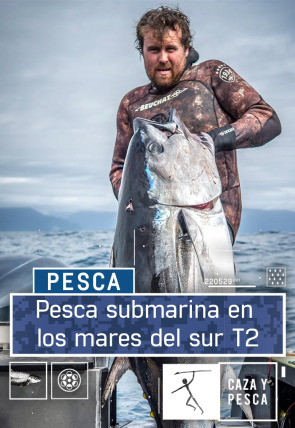 Pesca submarina en los mares del sur E3 en la programación de Caza y Pesca HD (Documentales)