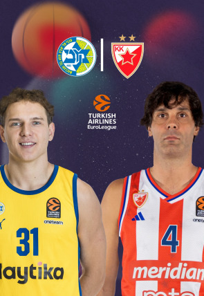 Poster de DIRECTO Jornada 23: Maccabi - Estrella Roja VO:  Euroliga de baloncesto