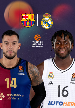 Poster de Euroliga de baloncesto:  Jornada 12: FC Barcelona - Real Madrid