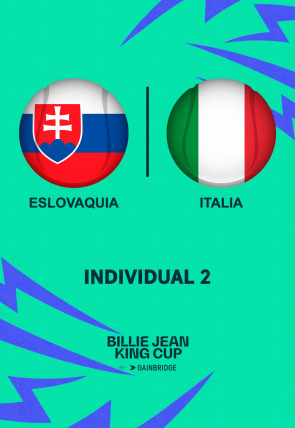 Poster de Billie Jean King Cup Finals:  Eslovaquia - Italia 2