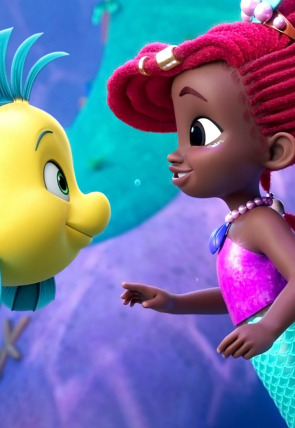Disney Junior Ariel: cuentos de sirenas T1 E4 · La visita de palacio de Ariel en la programación de Disney Channel