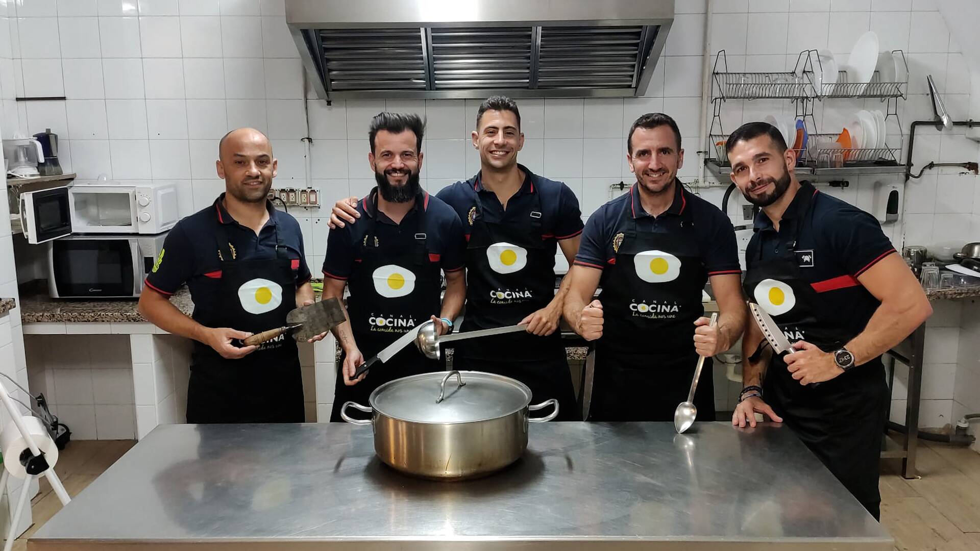 Bomberos cocineros