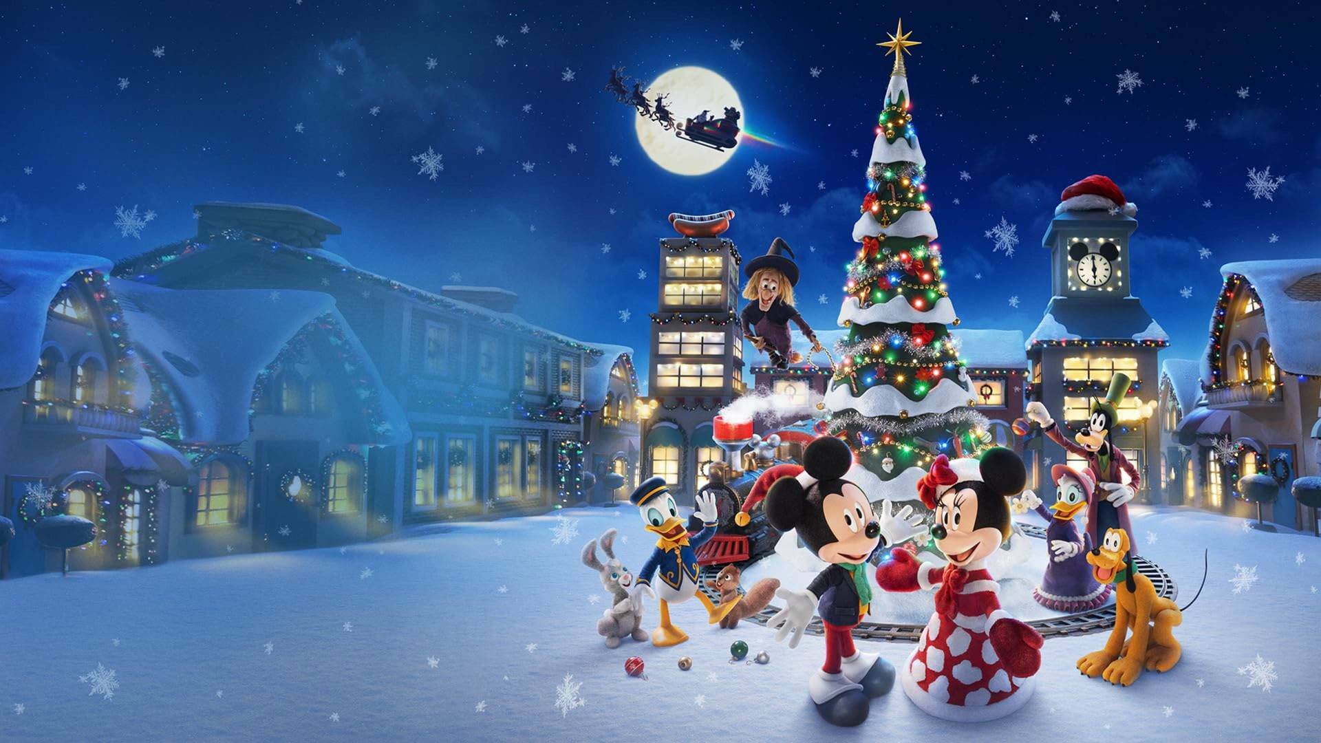 Mickey, Minnie y los villancicos de Navidad