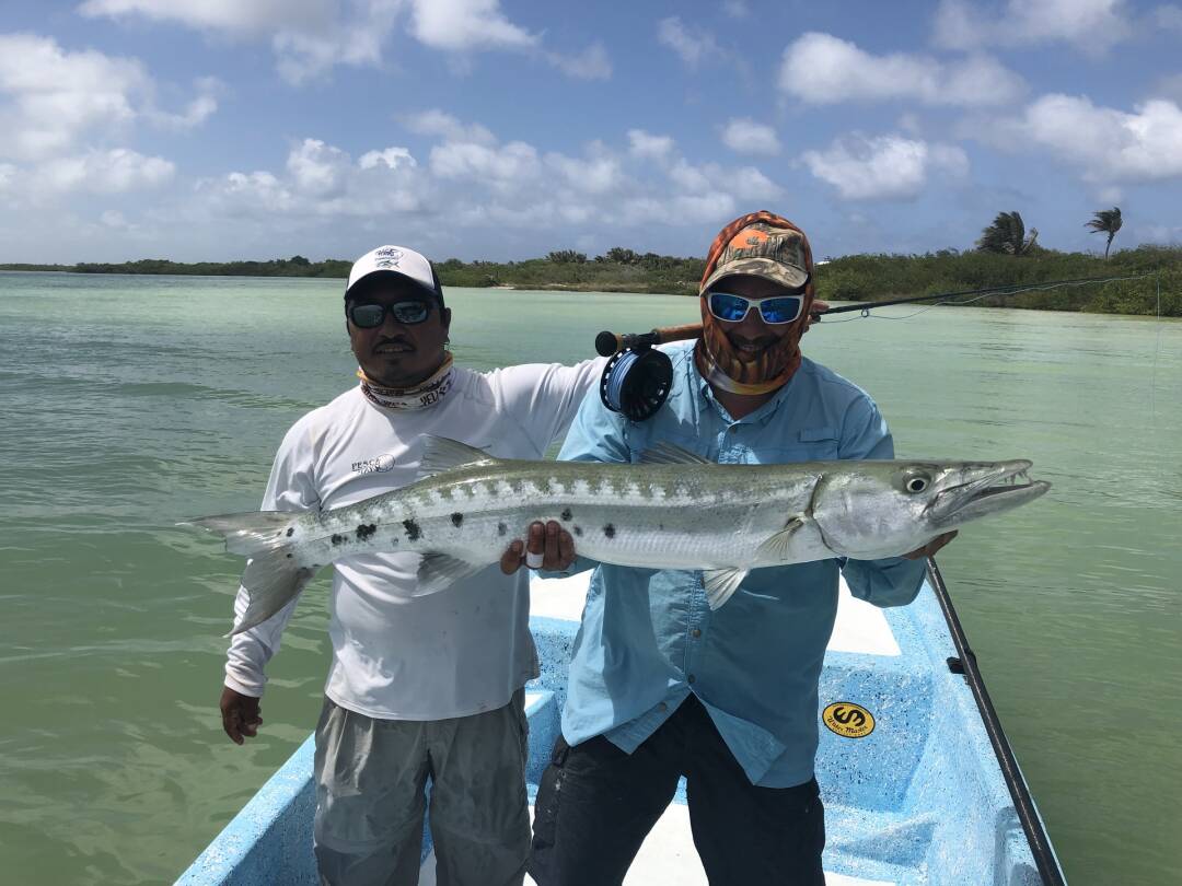 De viaje: pescando en los manglares mayas