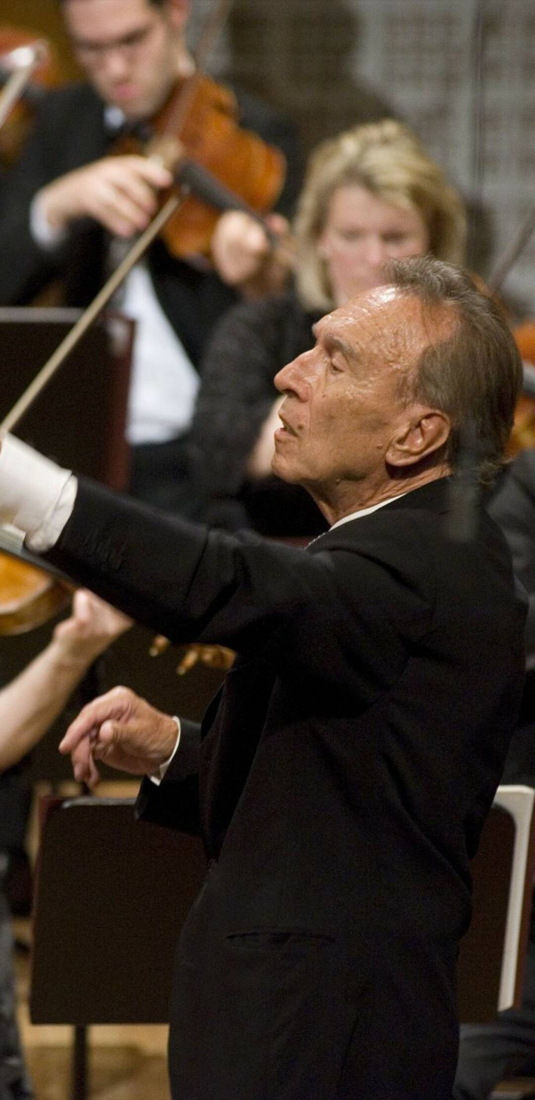 Claudio Abbado y Maurizio Pollini en Lucerna