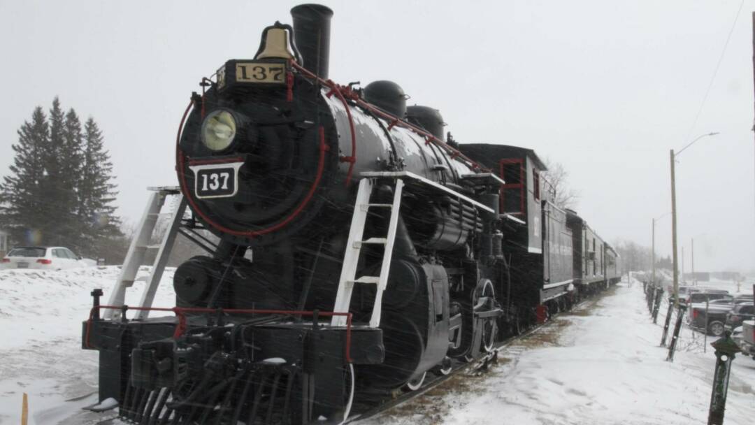 Las montañas rocosas en tren