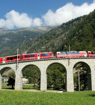 Los trenes más...: El Bernina Express