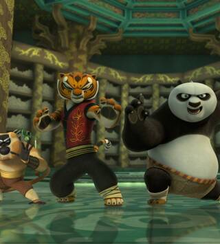 kung fu panda 2 tigresse contre po