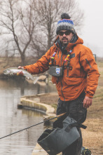 Pesca invernal en el lago de Jabares