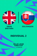 Billie Jean King... (2024): Semifinal 2  Gran Bretaña - Eslovaquia Individual 2