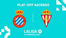 Play-off ascenso. Play-off ascenso: Espanyol - Sporting