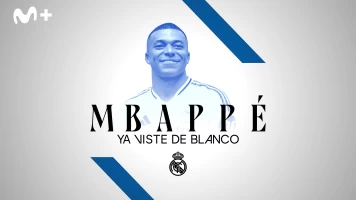 Mbappé ya viste de blanco