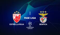 Jornada 1. Jornada 1: Estrella Roja - Benfica