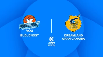 Jornada 2. Jornada 2: Buducnost VOLI Podgorica - Dreamland Gran Canaria