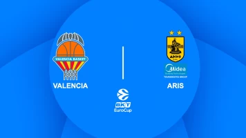 Jornada 16. Jornada 16: Valencia Basket - Aris Media Tessaloniki